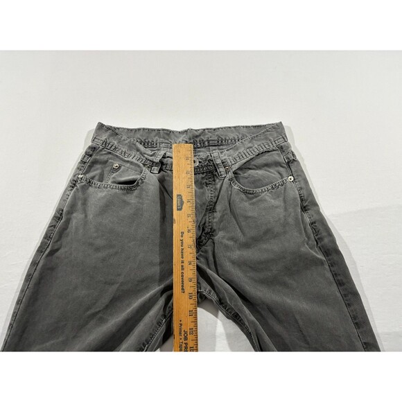 James Perse Canvas 5 Pocket Pants Mens Gray Button Fly Slim Straight Sz 30 USA - Picture 6 of 14